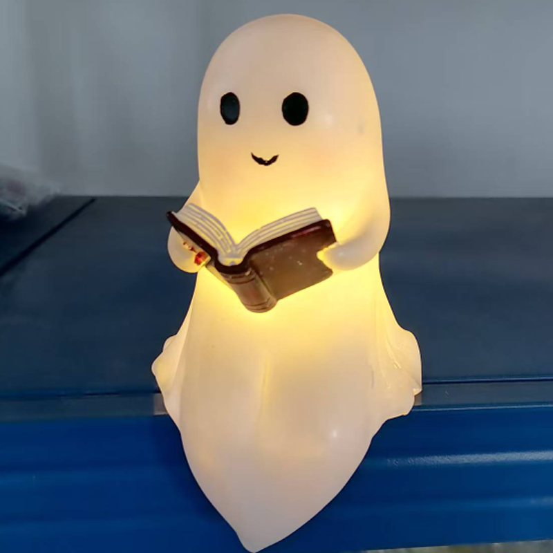 Art Craft Books - New Cute Ghost Reading Book Lamp