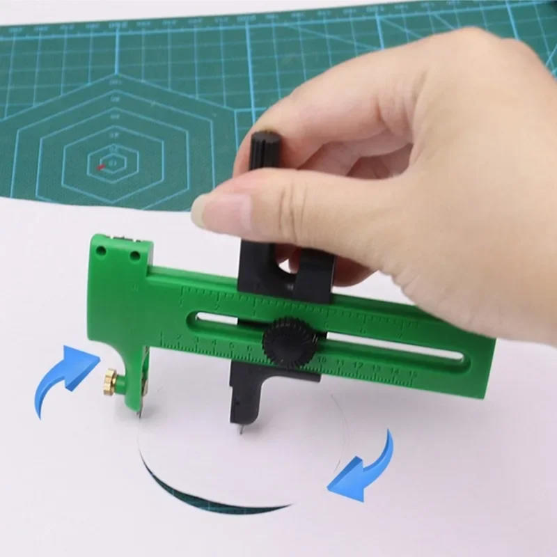 Art Craft In Paper - Adjustable Handheld Circular Art Cutter Multi