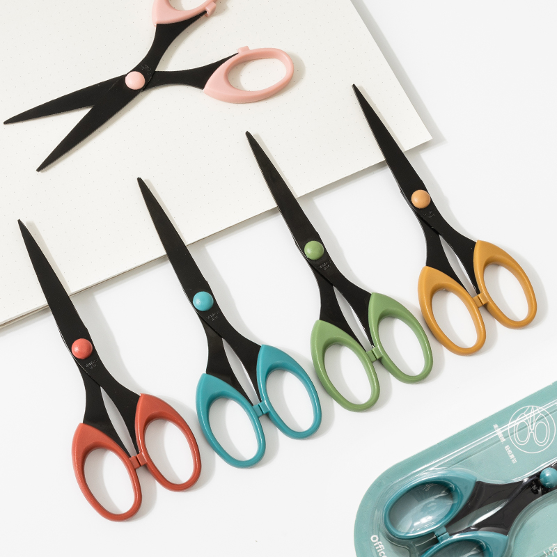 Art Craft Stationery - 1-5Pcs Morandi Color Scissor Stainless Steel