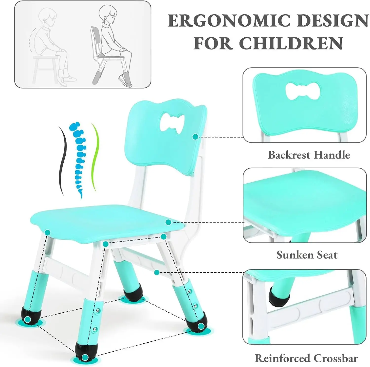 Kids Table and 6 Chairs Set, H - Art Craft For Preschool review and price