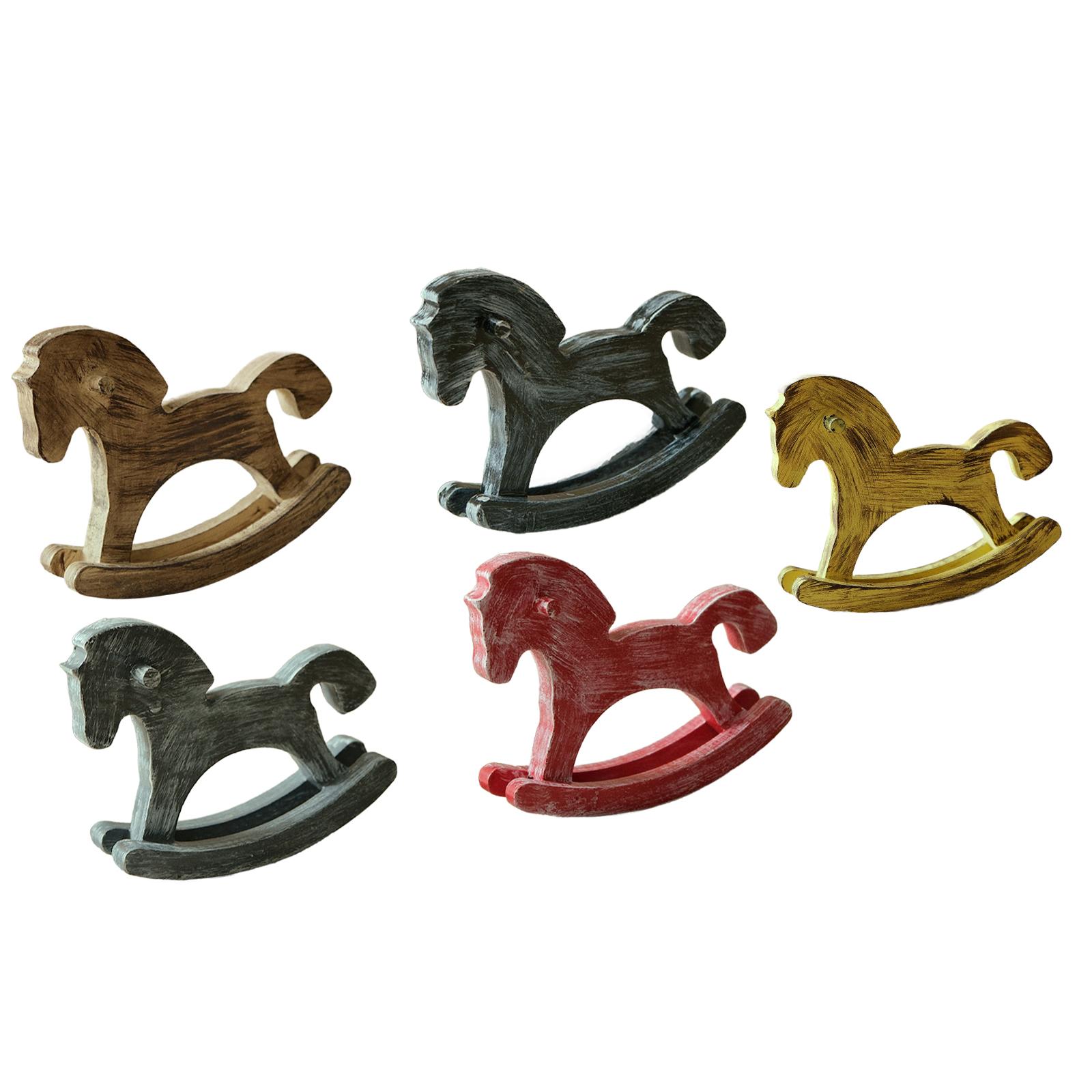 Wooden Rocking Horse Home Acce - Art Craft Horse review and price