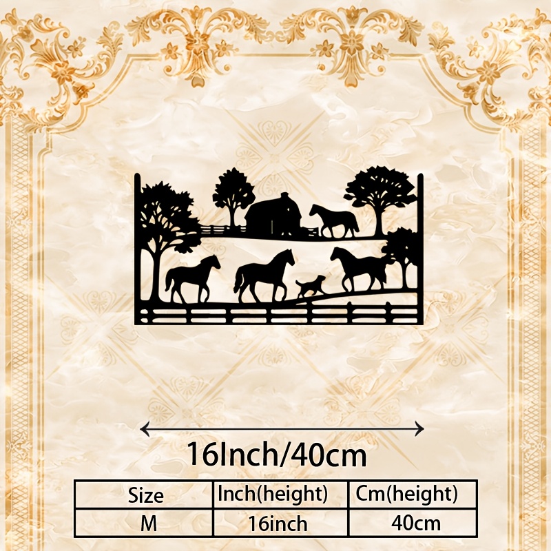 CIFBUY Metal Wall Art Horse Fa - Art Craft Horse review and price
