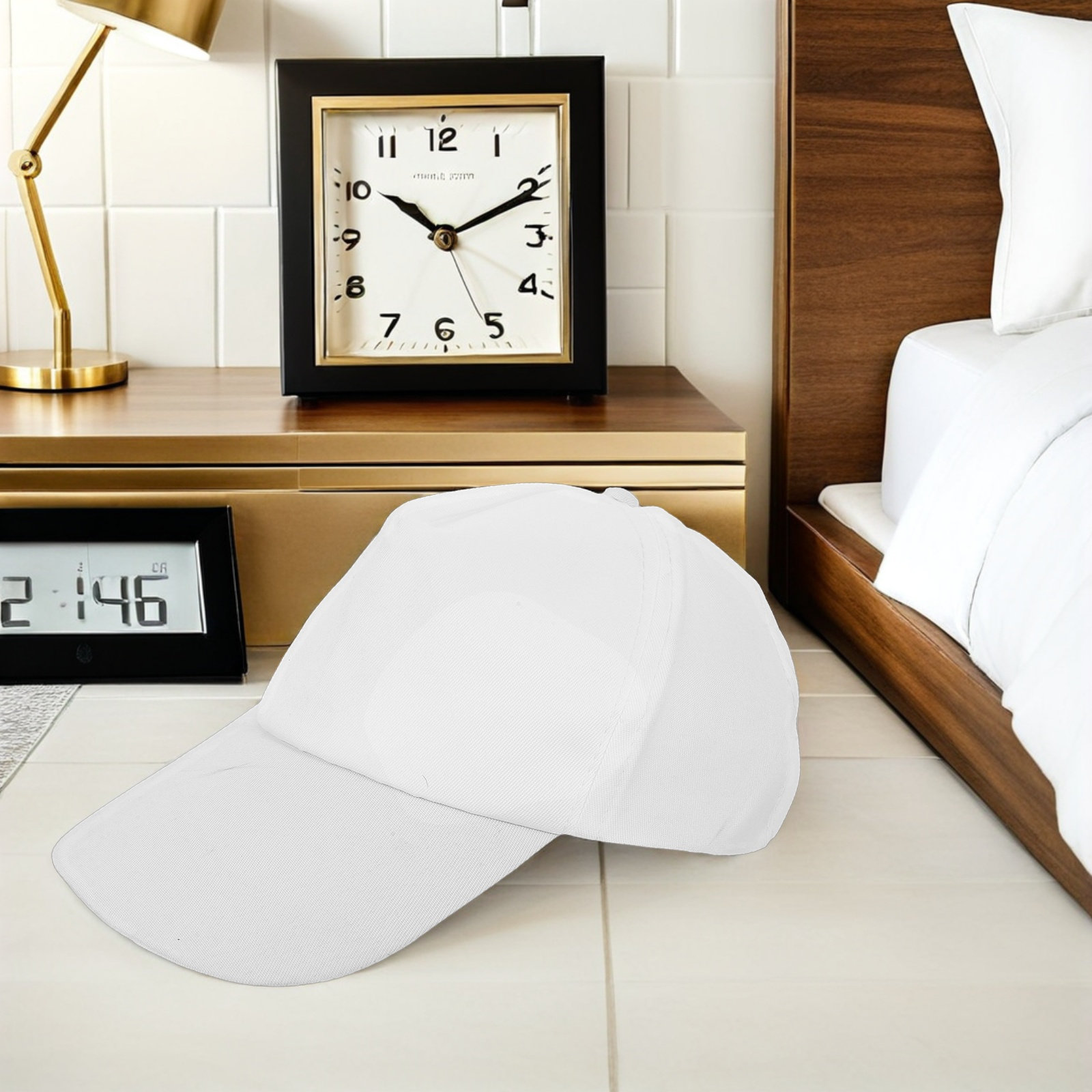1Set Kids White Baseball Caps  - Art Craft Toddlers review and price