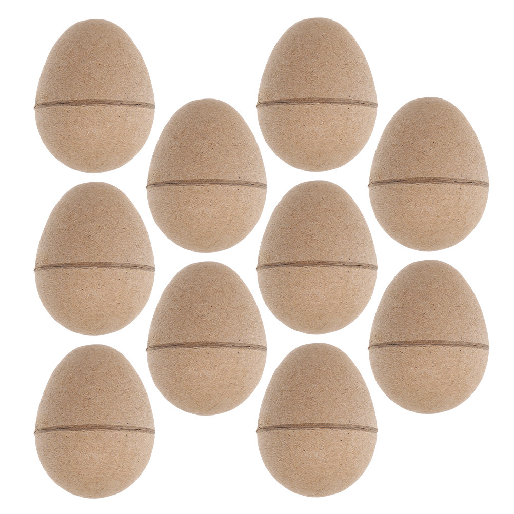 10Pcs Craft Paper Eggs DIY Bla - Art Craft In Paper review and price