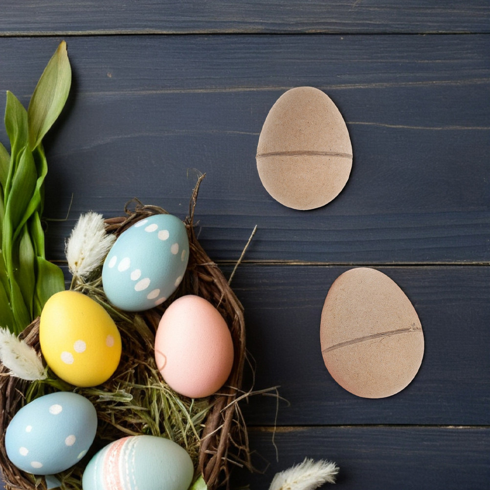 10Pcs Craft Paper Eggs DIY Bla - Art Craft In Paper review and price