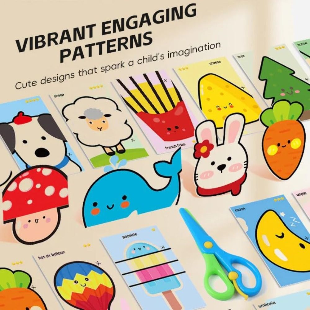 Safety Children Paper Cuttings - Art Craft For Preschool review and price
