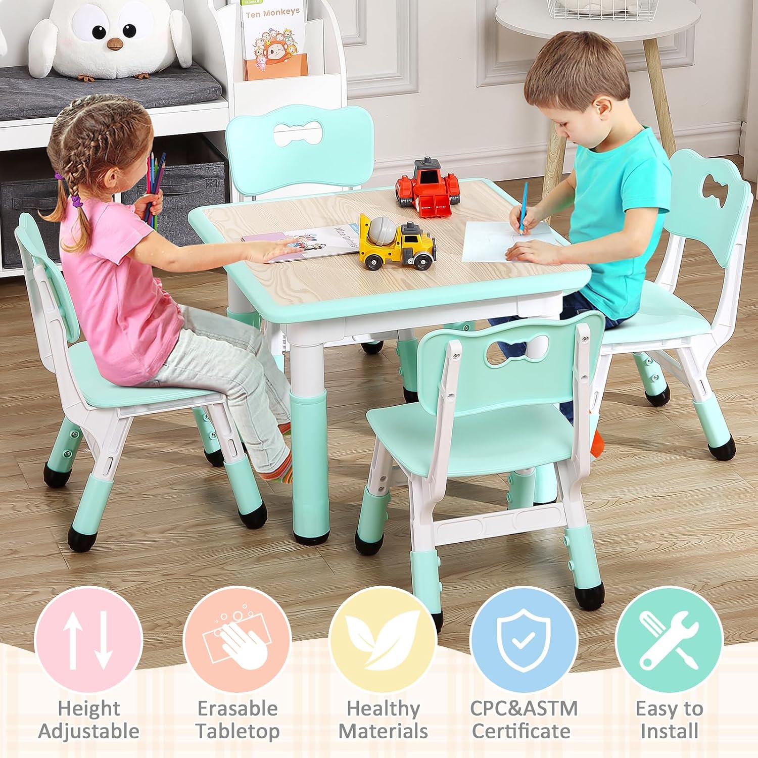 TackView 23inch Kids Table and - Art Craft Toddlers review and price