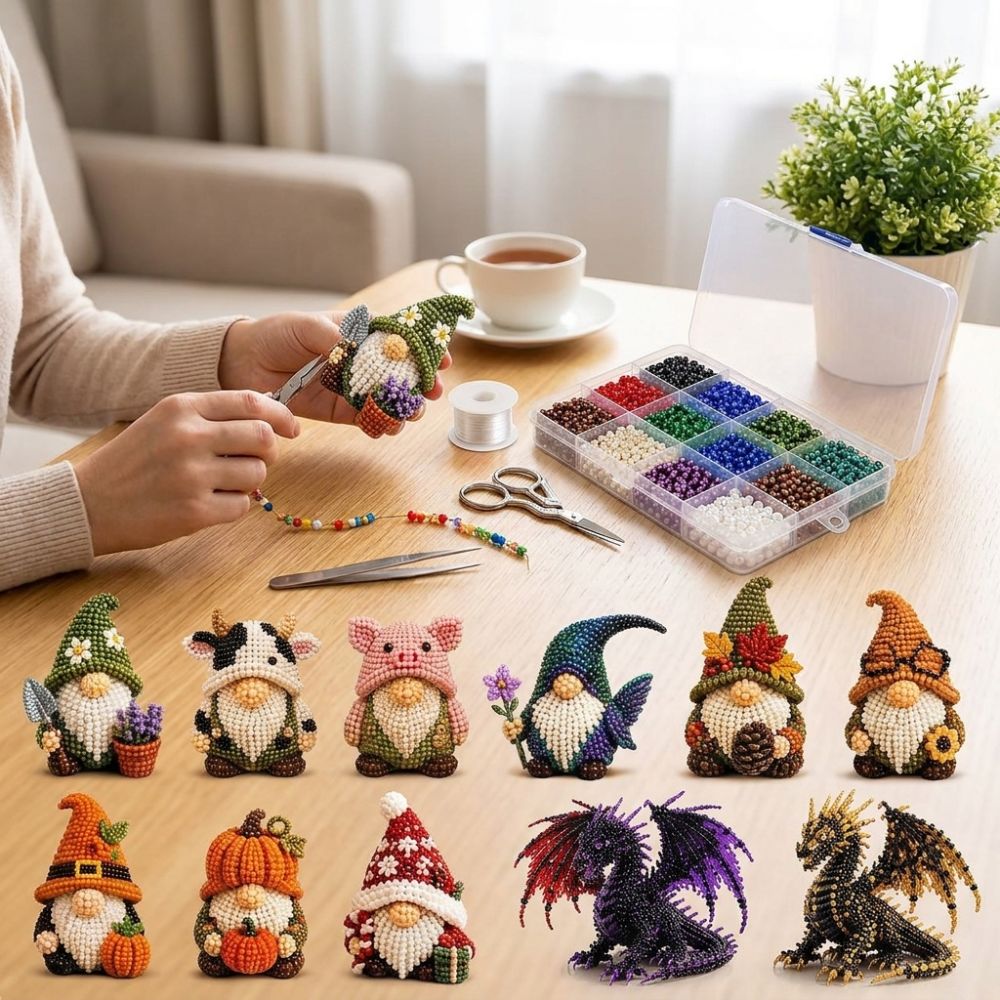 Vibrant Tube Beads 3D Beaded D - Art Craft Youtube review and price