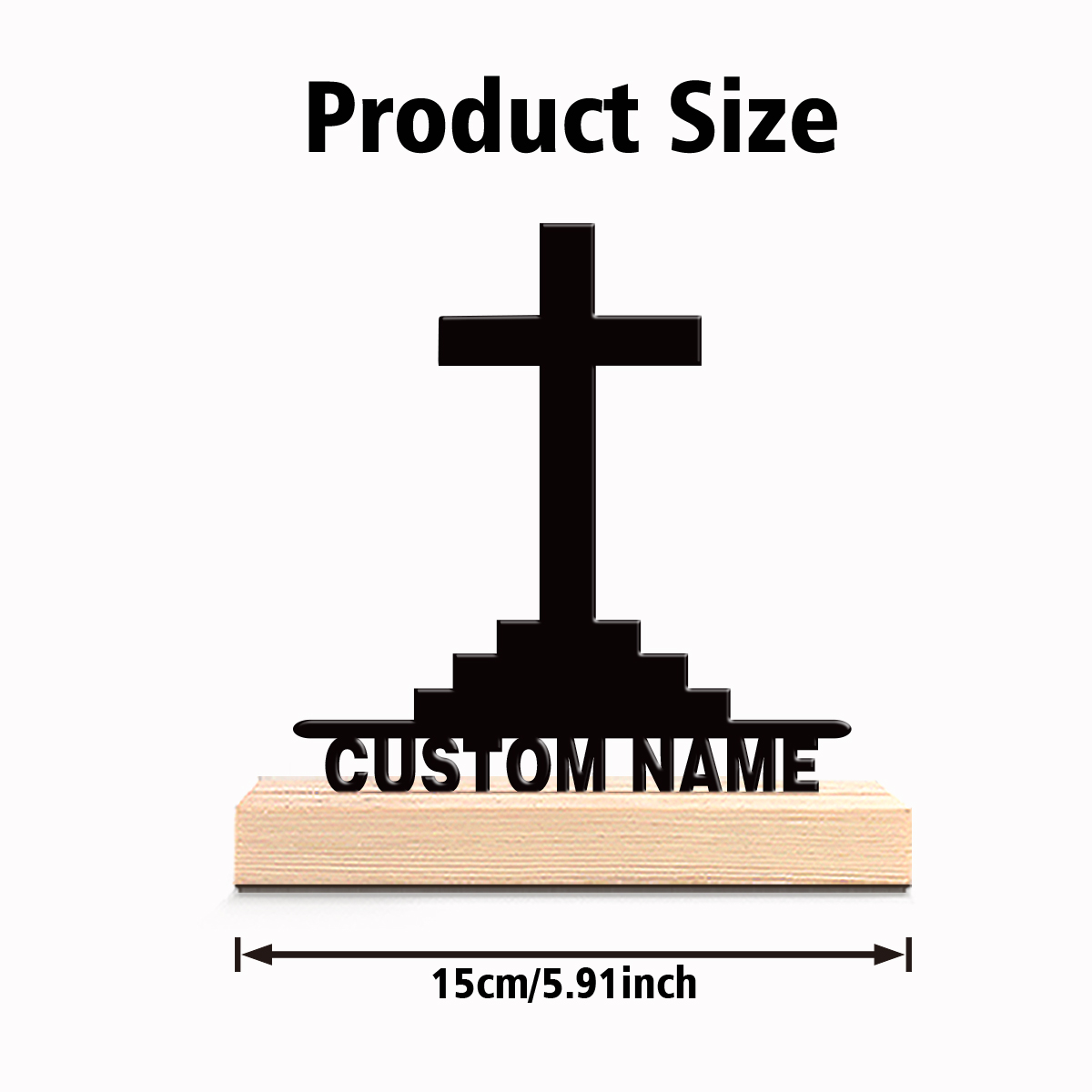 1pc Simple Holy Cross Custom T - Art Y Craft review and price