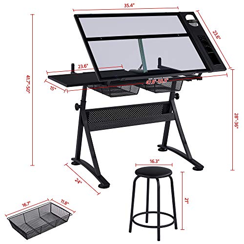 Drawing Table, Art Craft Desk  - Art Craft Usa review and price