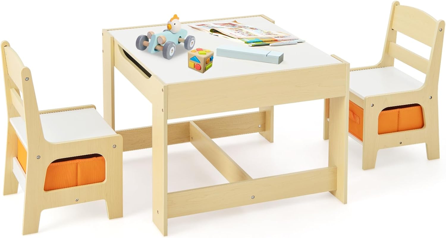 Kids Table and Chair Set, 3 in - Art Craft Toddlers review and price