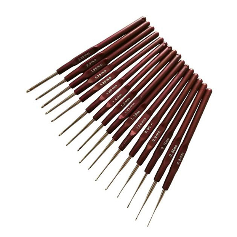16pcs Plastic Handle Crochet H - Crochet Hook Set review and price