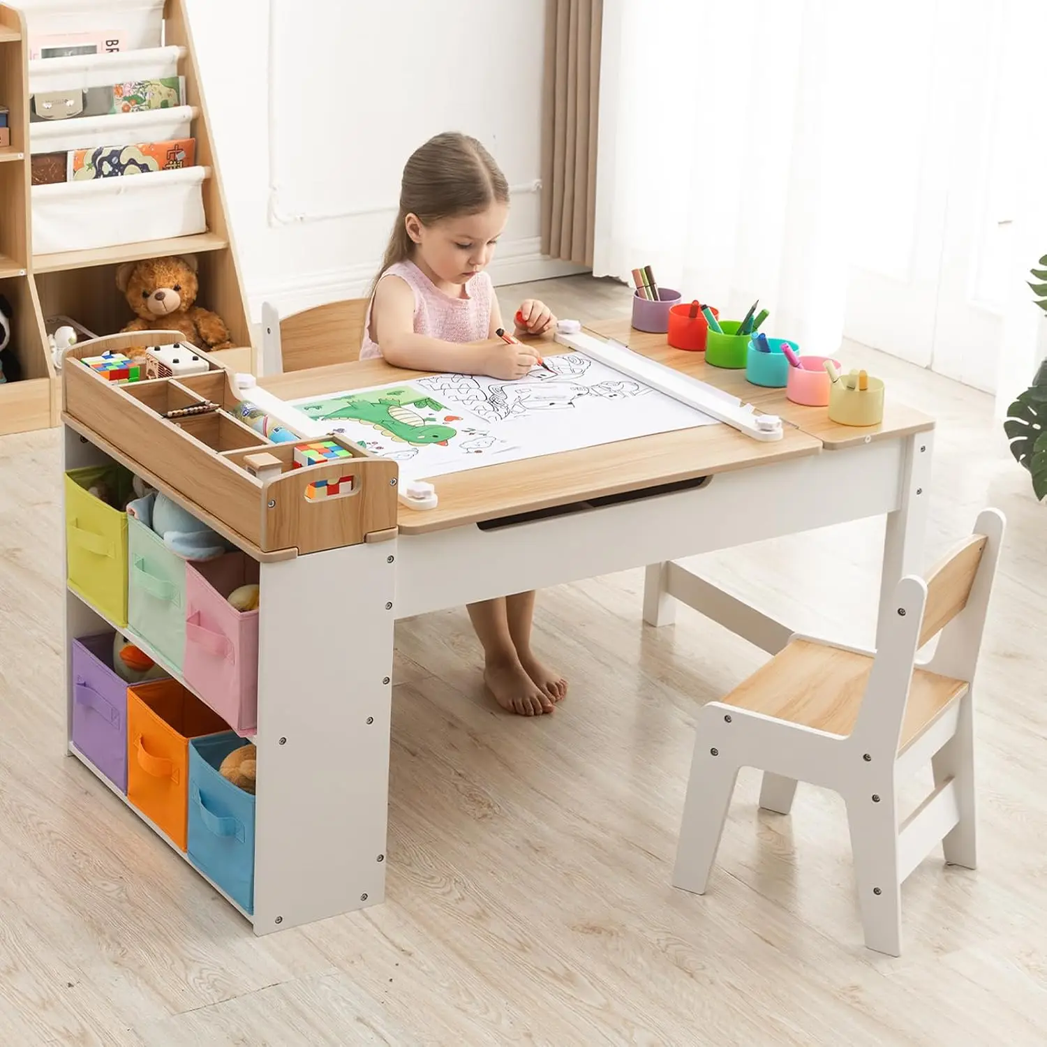 Kids Art Table and Chair Set w - Art Craft Toddlers review and price