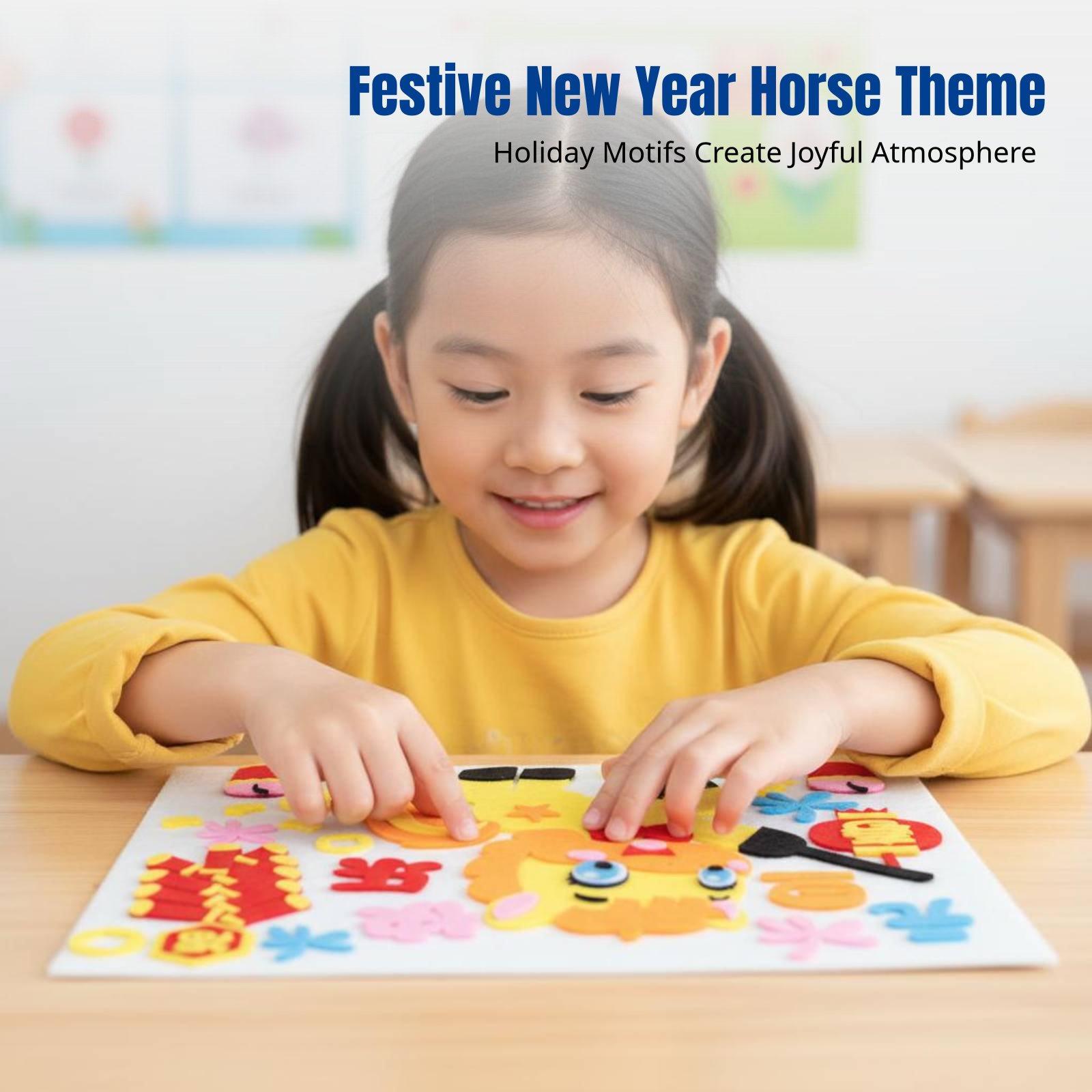 2026 New Year DIY Fabric Art S - Art Craft Horse review and price