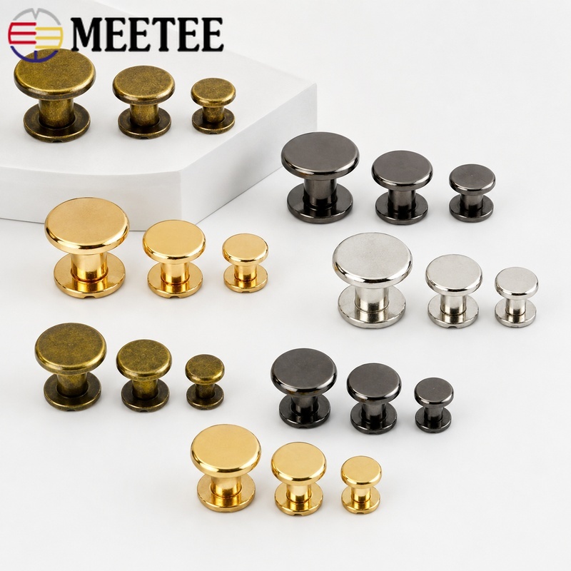 50/100Pcs 5-8mm Metal Screw Ri - Bookbinding Supply Kit review and price