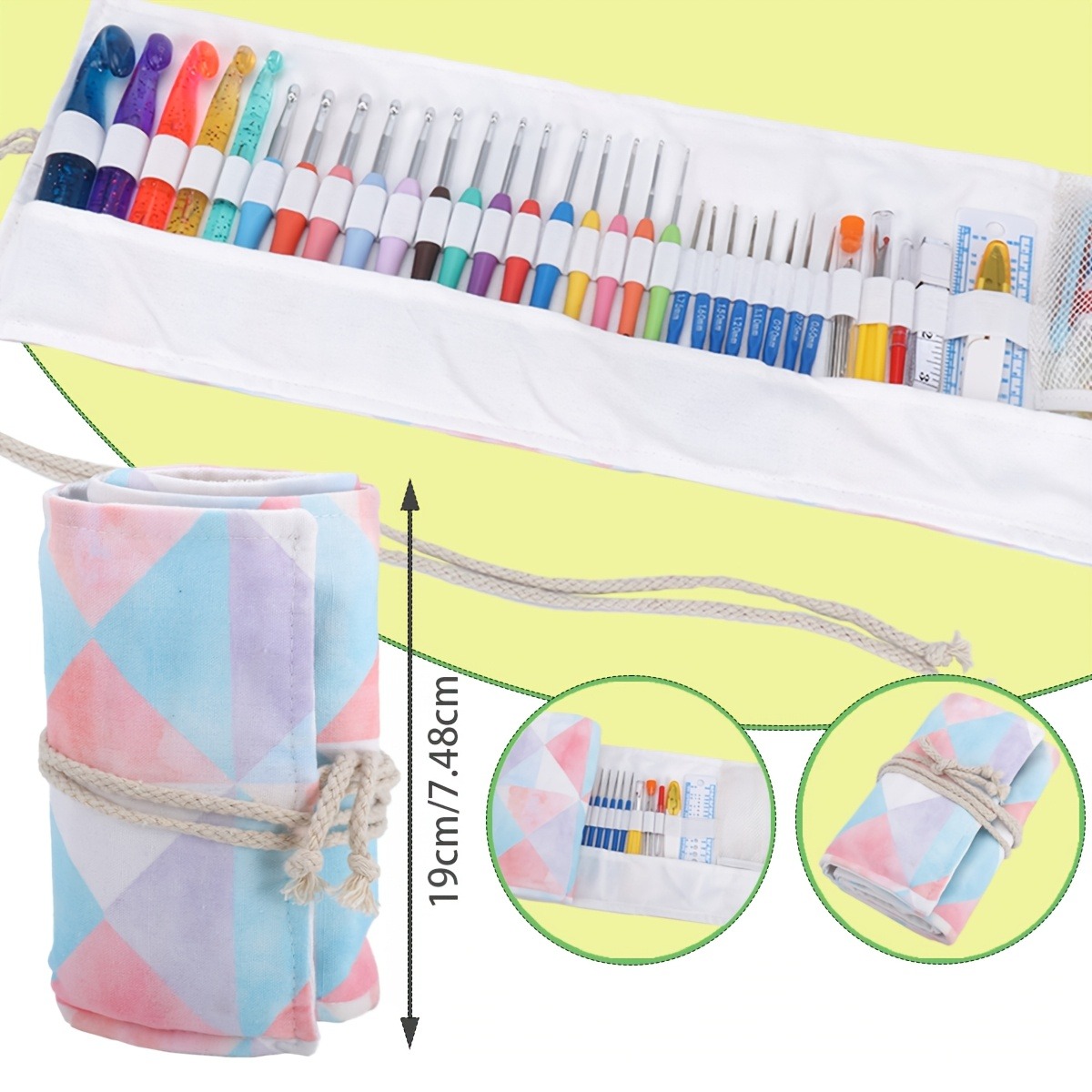 118pcs Crochet Hooks Sets, Erg - Crochet Hook Set review and price