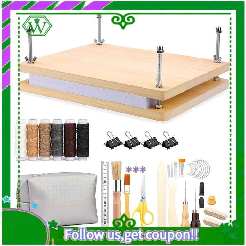 Reliable-Kits Wooden Book Pres - Bookbinding Supply Kit review and price