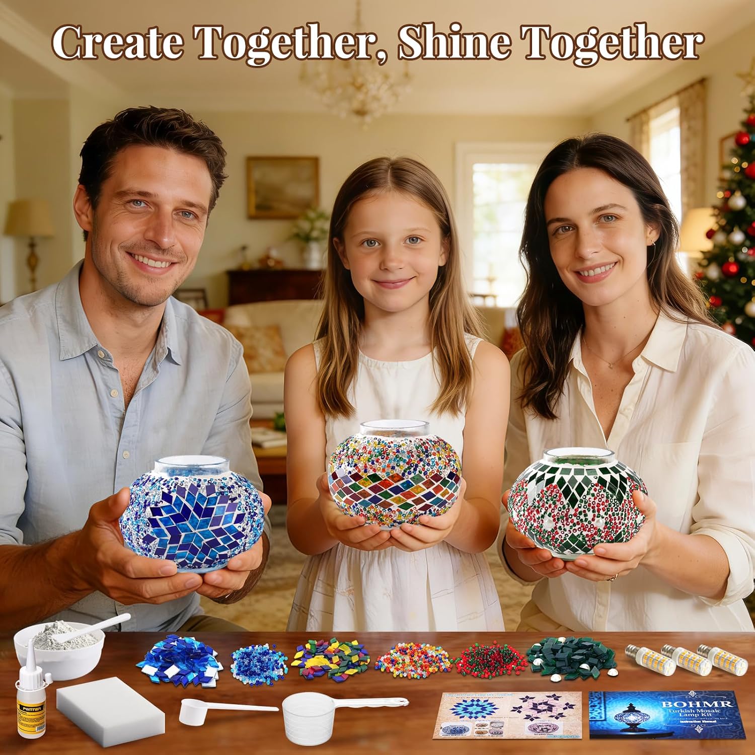 DIY 3 Globe Turkish Mosaic Lam - Art Craft Usa review and price