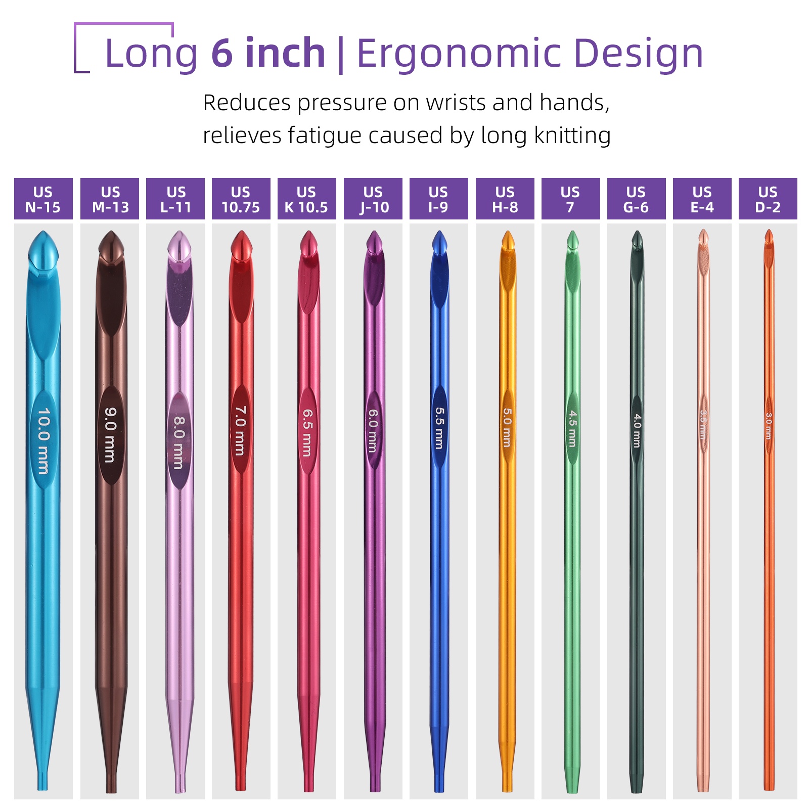 tunisian crochet hooks set - Crochet Hook Set review and price
