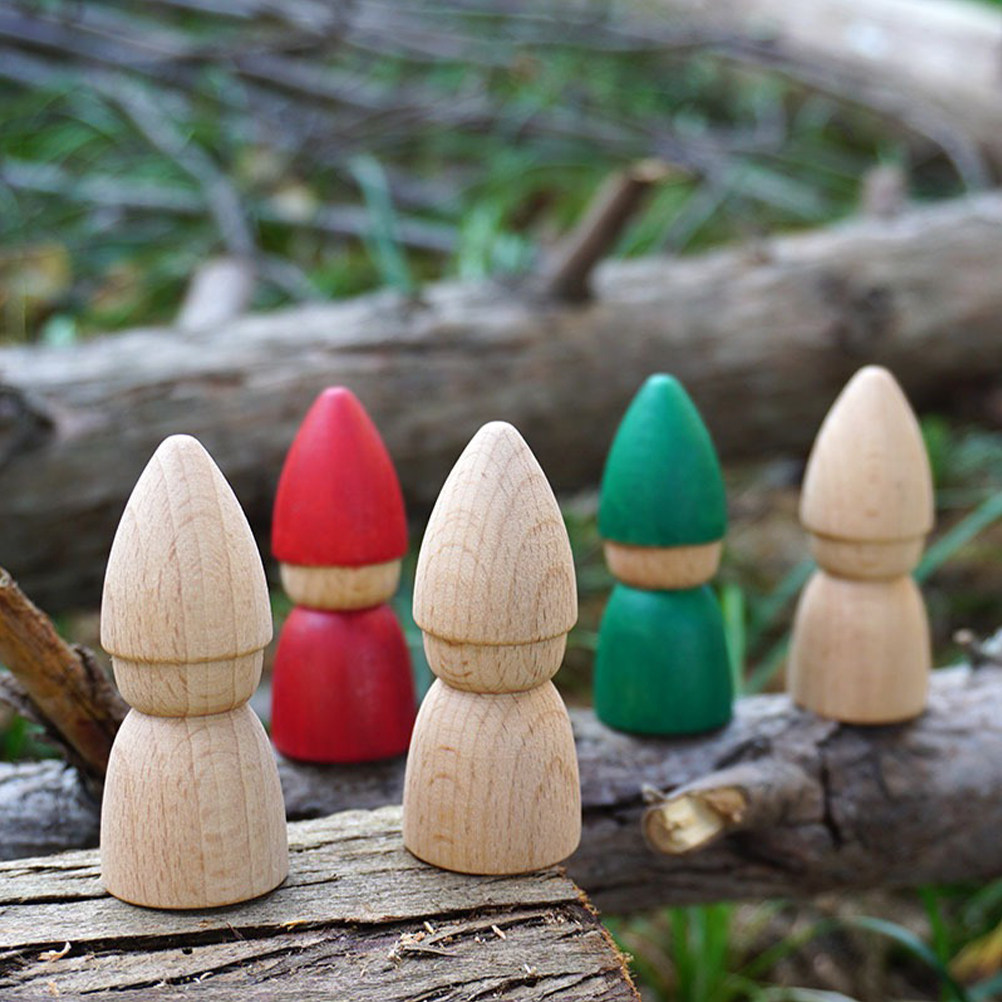 6Pcs Wooden Peg People Unpaint - Art Y Craft review and price