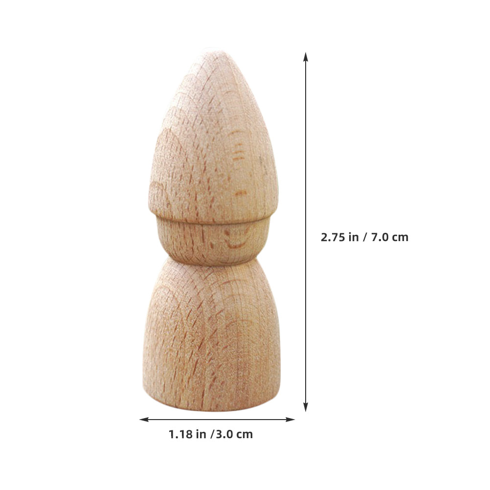 6Pcs Wooden Peg People Unpaint - Art Y Craft review and price