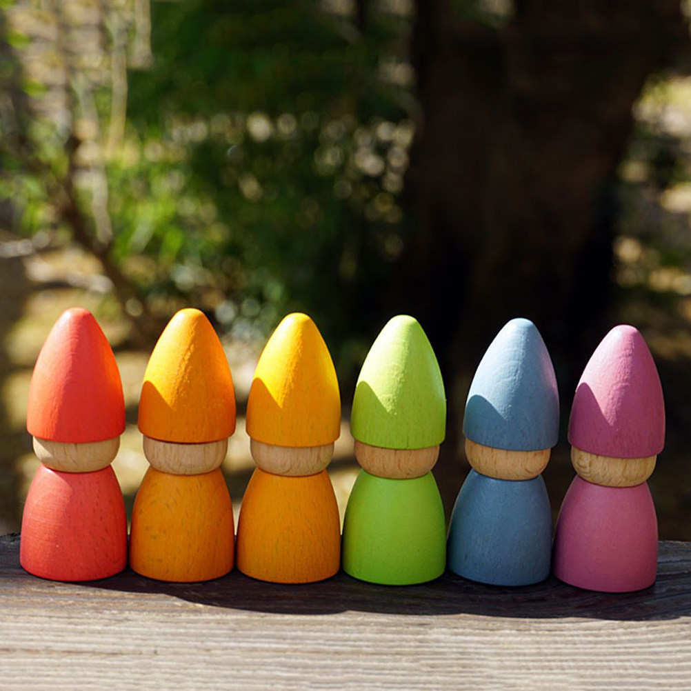 6Pcs Wooden Peg People Unpaint - Art Y Craft review and price