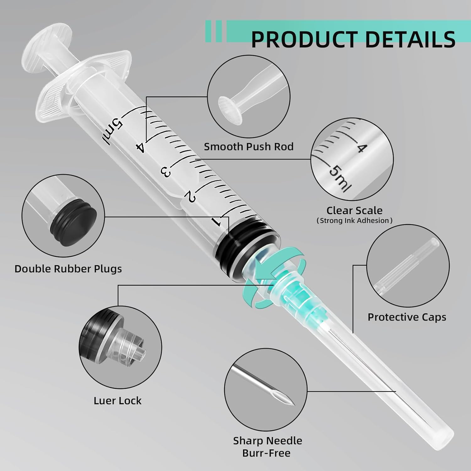 5ml Luer Lock Syringe, Suitabl - Art Y Craft review and price