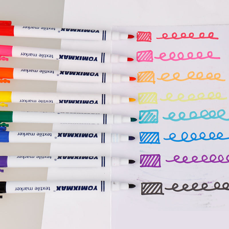 12 Colors Fabric Paint Marker  - Art Craft Stationery review and price