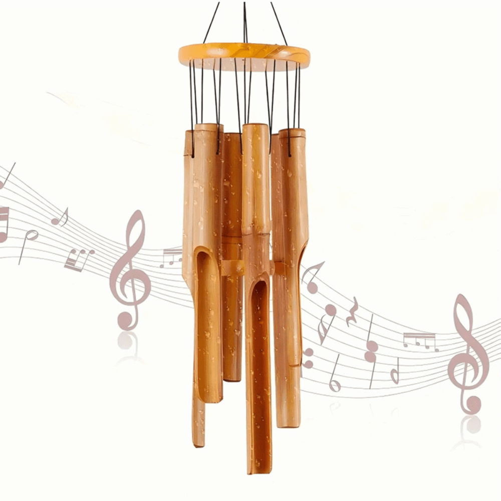 Retro 6 Tubes Bamboo Wind Chim - Art Craft Youtube review and price