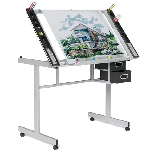 Adjustable Drafting Table with - Art Craft Usa review and price