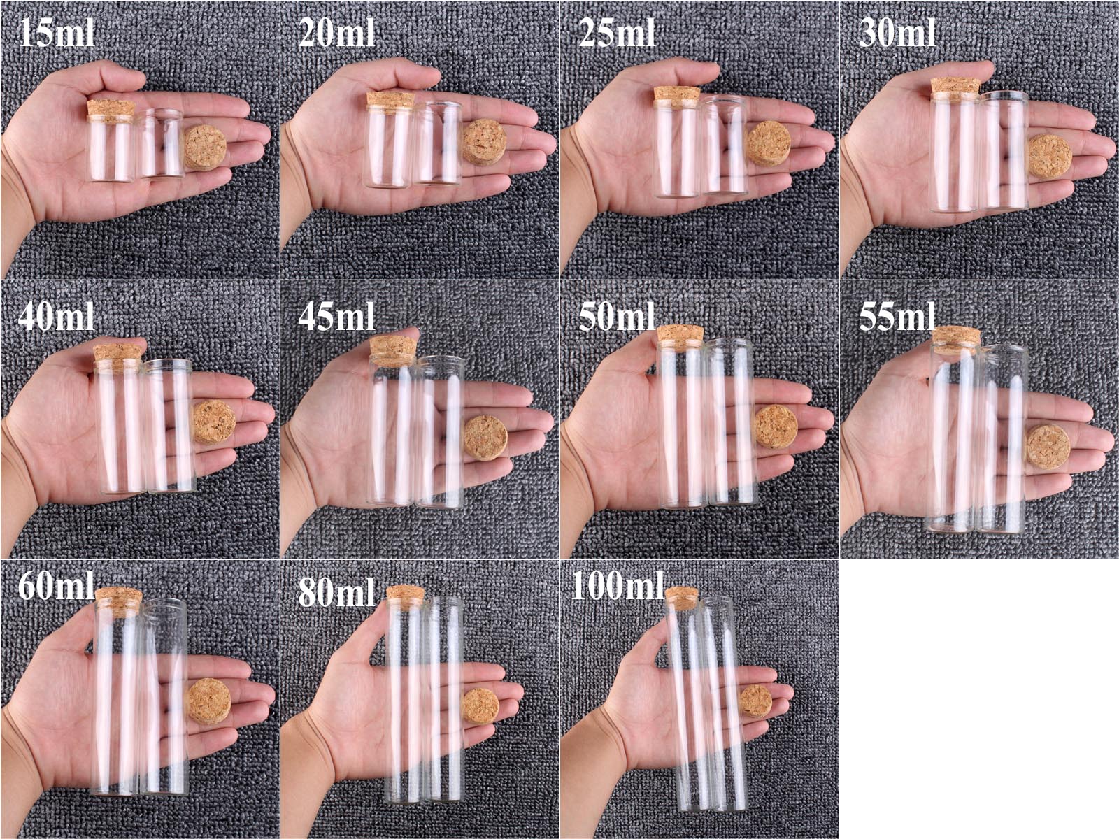 12 pieces/lot 15ml 20ml 25ml 3 - Art Craft Youtube review and price