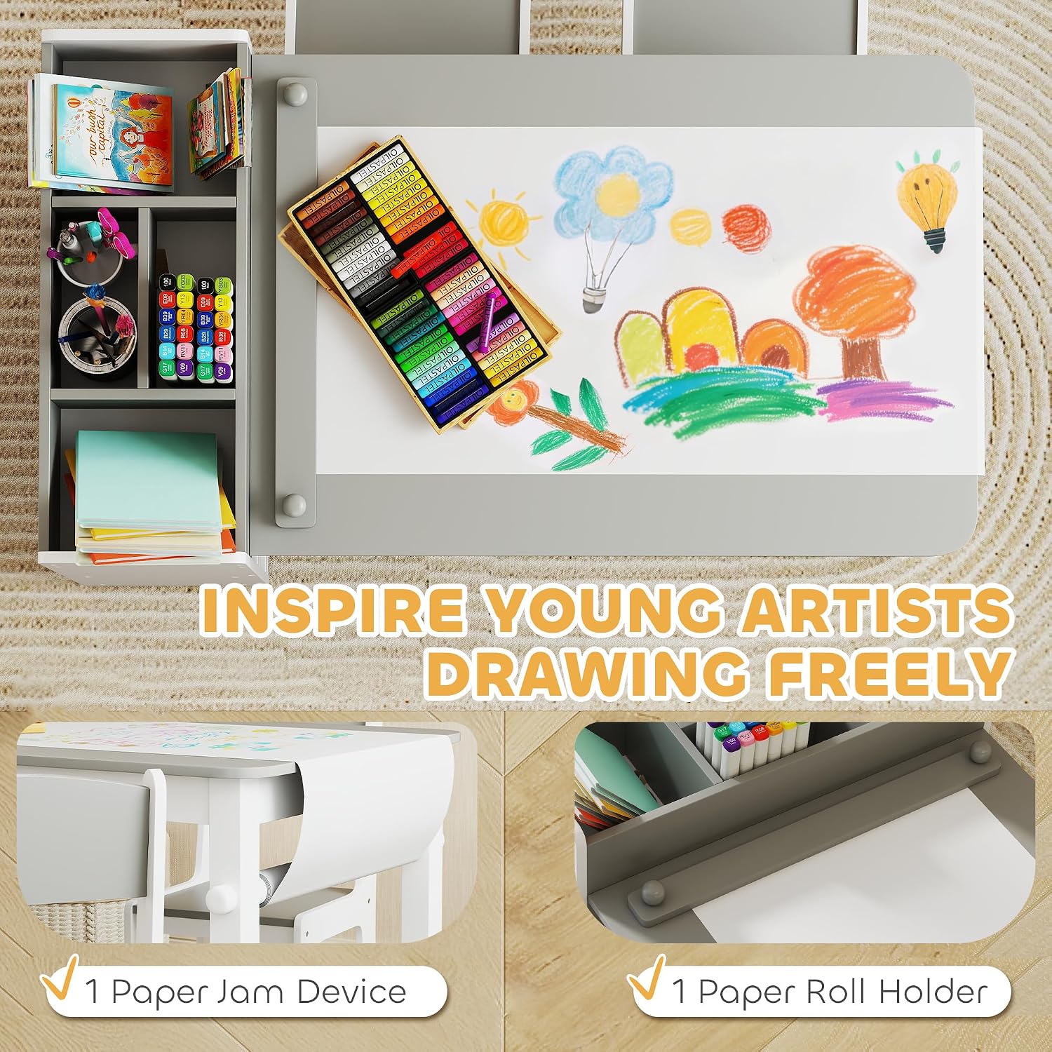 Kids Art Table & Easel Chair S - Art Craft Toddlers review and price