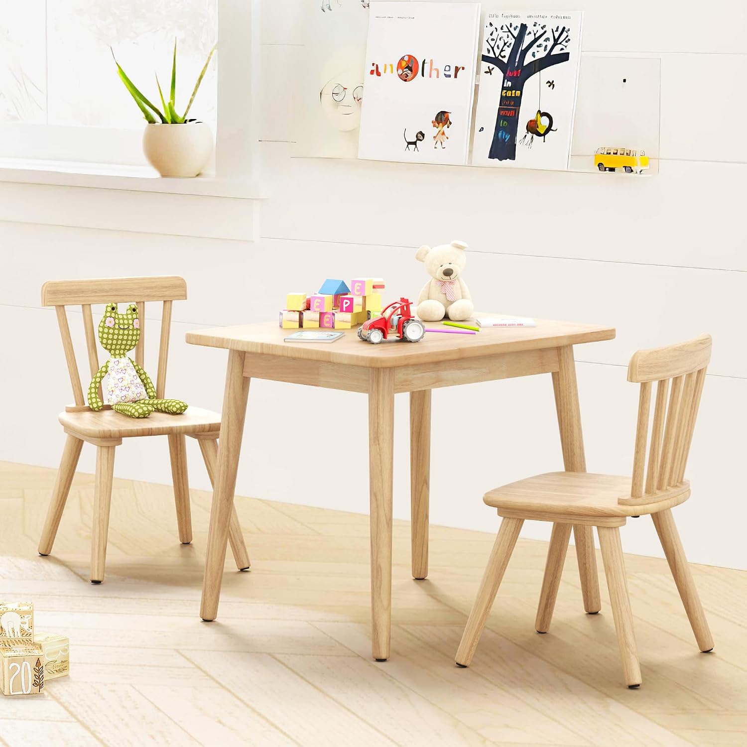 Kids Table & Chair Set Rubberw - Art Craft Toddlers review and price