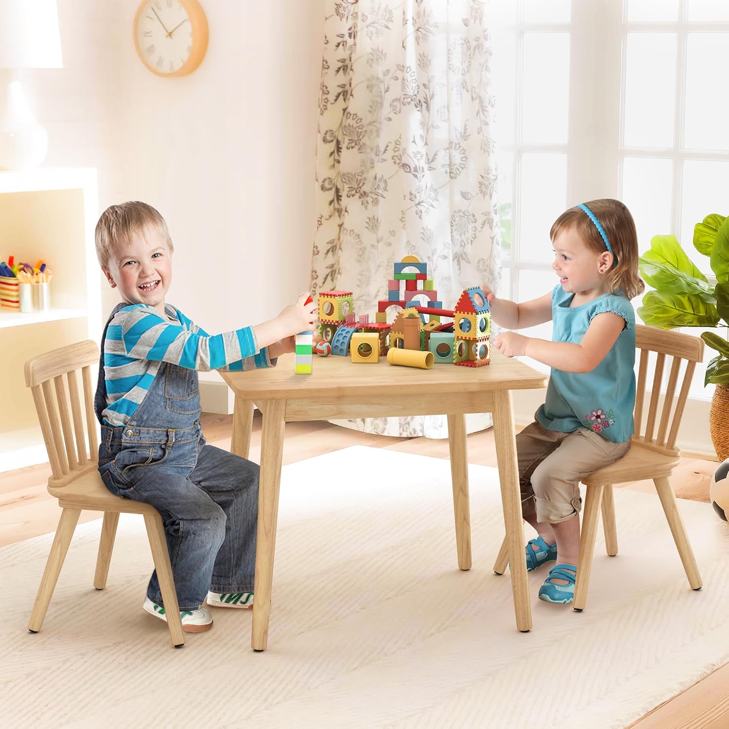 Kids Table & Chair Set Rubberw - Art Craft Toddlers review and price