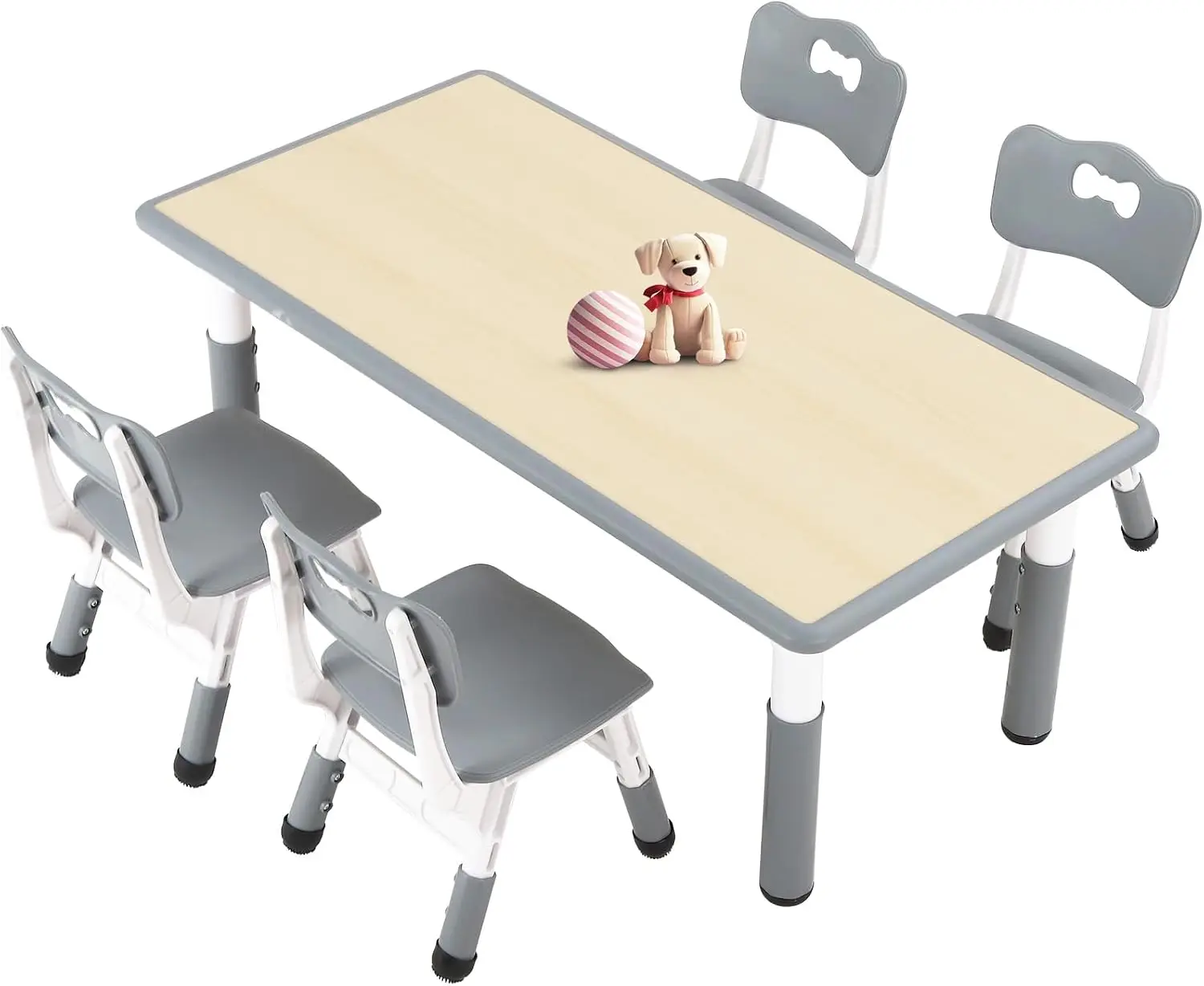 Kids Table and 4 Chairs Set fo - Art Craft Toddlers review and price