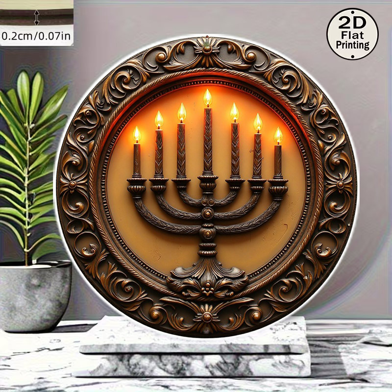 CIFBUY Vintage Menorah Aluminu - Art & Craft Clipart review and price
