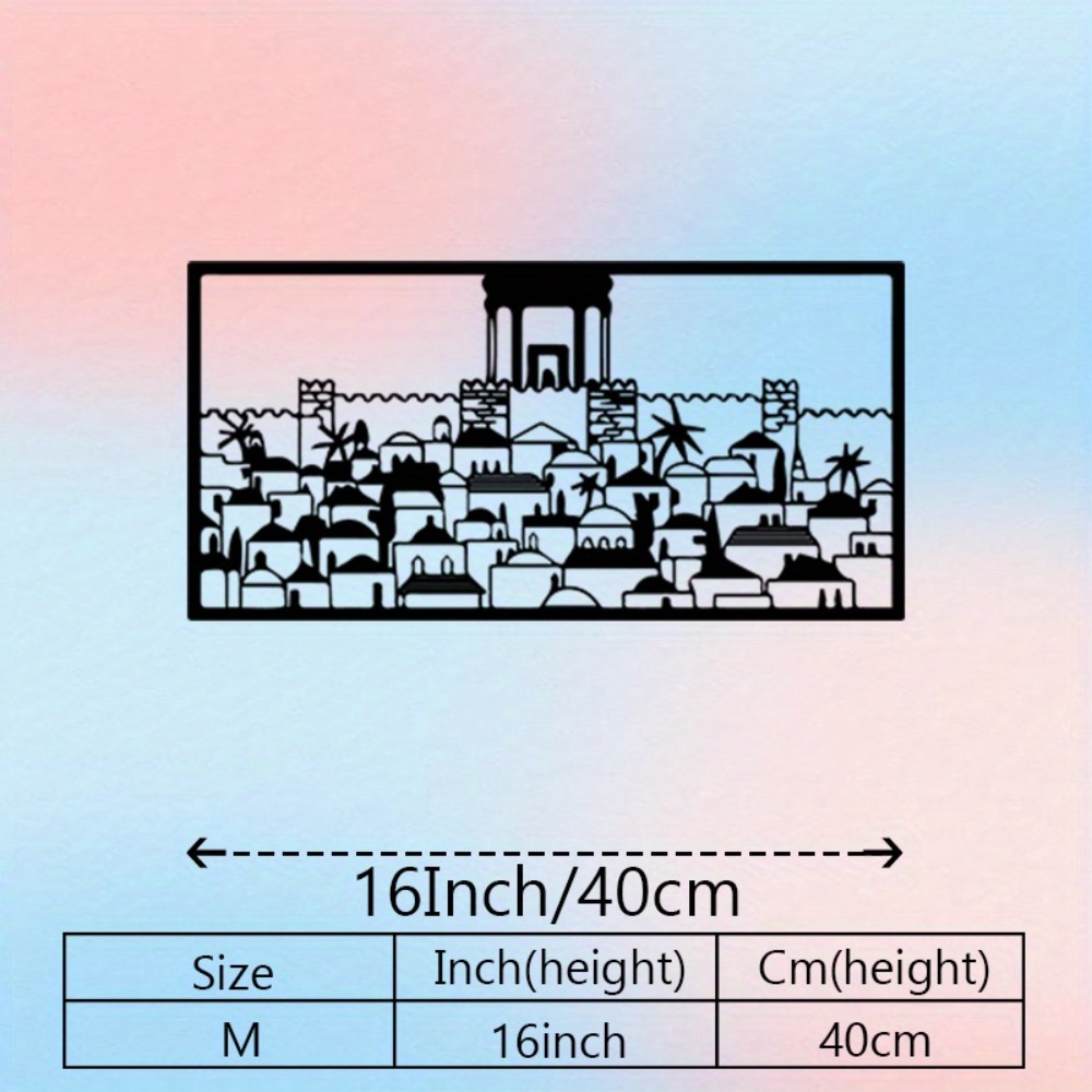 CIFBUY Metal Wall Art Jerusale - Art & Craft Clipart review and price