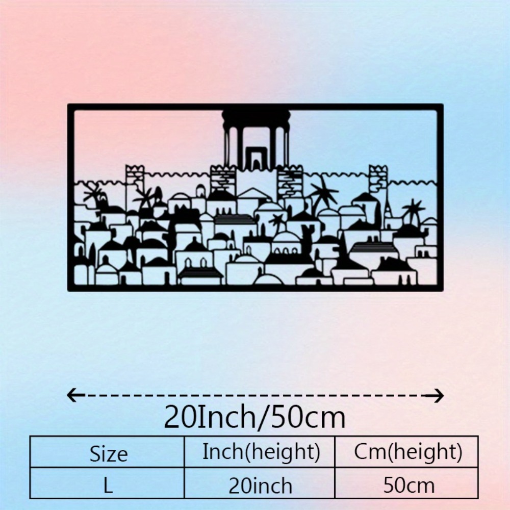 CIFBUY Metal Wall Art Jerusale - Art & Craft Clipart review and price