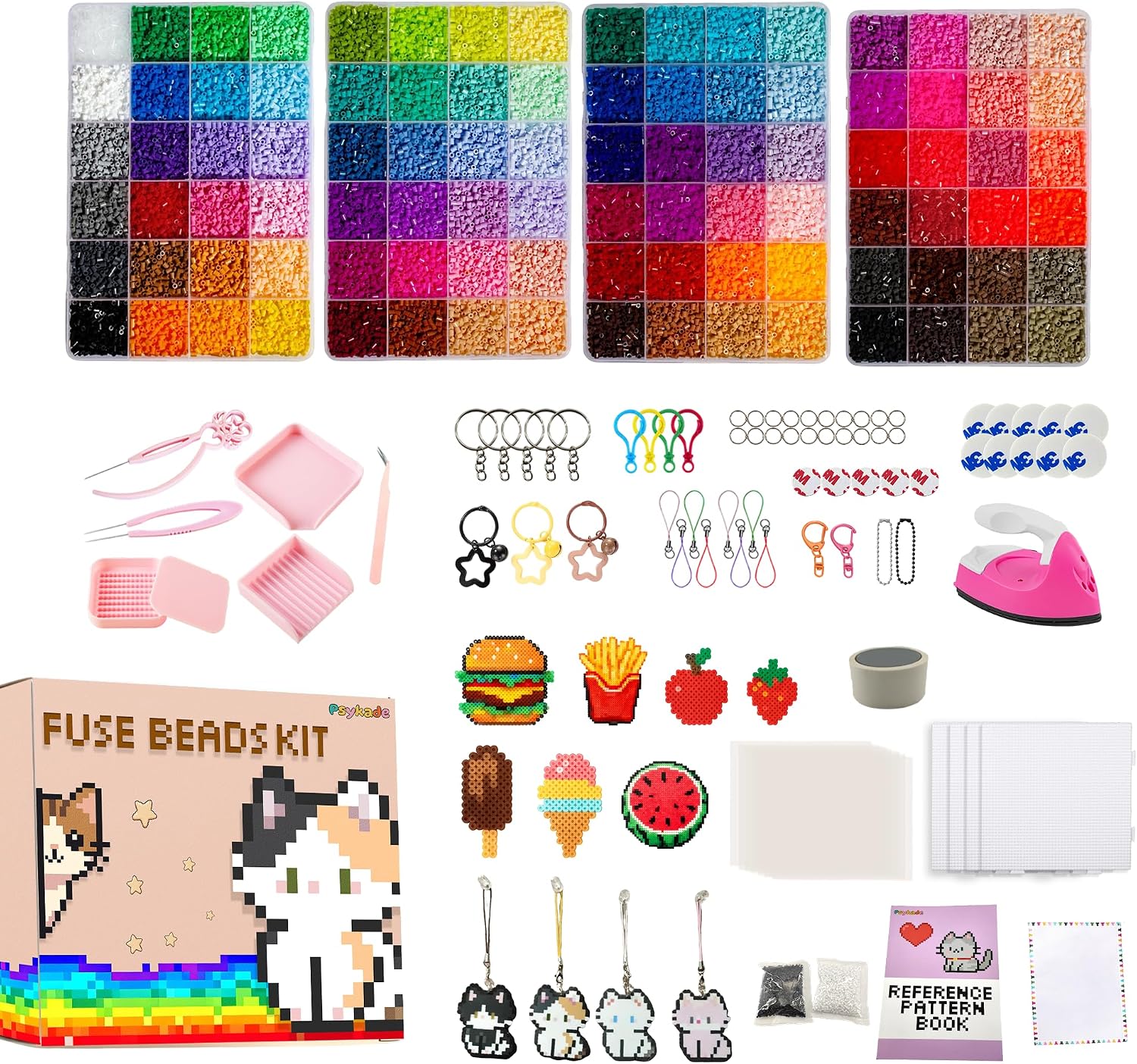 Fuse Beads Kit-Easy DIY-96 Col - Art Craft Usa review and price