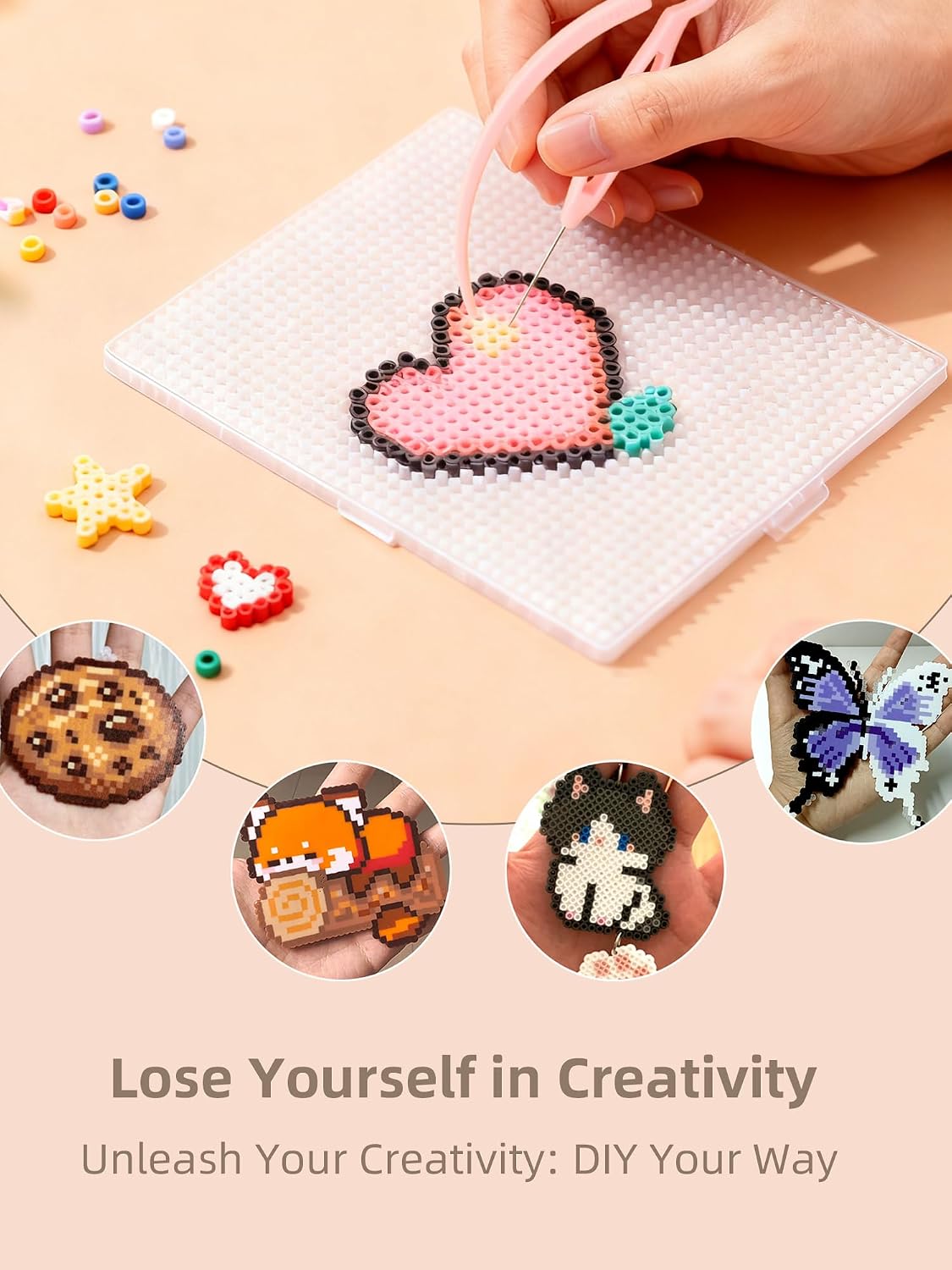 Fuse Beads Kit-Easy DIY-96 Col - Art Craft Usa review and price